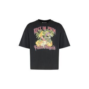 PALM ANGELS Men's Graphic T-Shirt Men BLACK T-Shirts